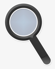 Free Magnifying Glass Icon Png - Circle, Transparent Png, Transparent PNG