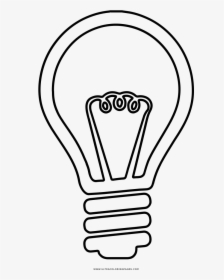 Transparent Christmas Light Bulb Png - Line Art, Png Download, Transparent PNG