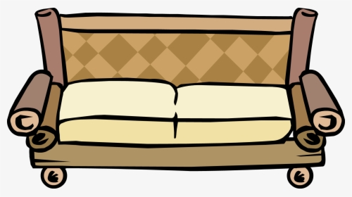 Image - Bamboo Couch - Png - Club Penguin Wiki - The - Club Penguin Bamboo Couch, Transparent Png, Transparent PNG