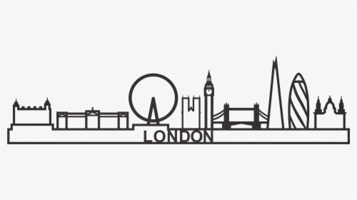 Transparent London Skyline Silhouette Png, Png Download, Transparent PNG