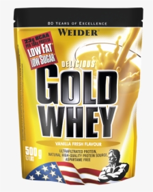 Gold Whey - Gold Whey Protein Weider, HD Png Download, Transparent PNG
