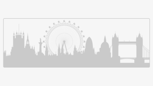 London Skyline Silhouette Png , Png Download - London Skyline Vector, Transparent Png, Transparent PNG
