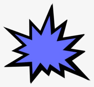 Cartoon Explosion Clipart - Cartoon Blue Explosion Png, Transparent Png, Transparent PNG