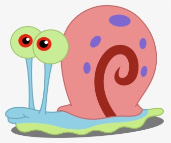 Squidward Clipart To Printable - Gary The Snail Transparent, HD Png Download, Transparent PNG