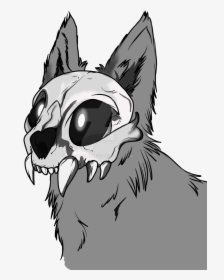 Day 15 Cat Skull Thing By Korydile-dal5lo0 - Cat With Skull Face, HD Png Download, Transparent PNG