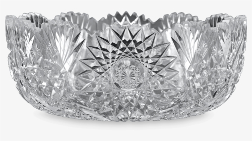 Chrysanthemum Cut Glass Bowl By Hawkes - Cut Glass Bowl, HD Png Download, Transparent PNG