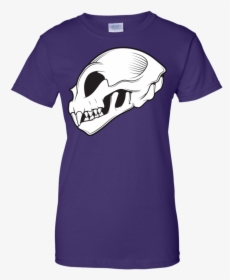 Cat Skull T Shirt & Hoodie - T-shirt, HD Png Download, Transparent PNG