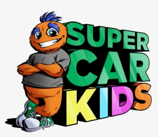 Super Car Kid Logo - Cartoon, HD Png Download, Transparent PNG