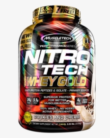 Nitro Tech Whey Gold Double Rich Chocolate, HD Png Download, Transparent PNG