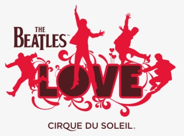 The Beatles Love Logo - Cirque Du Soleil Beatles Logo, HD Png Download, Transparent PNG