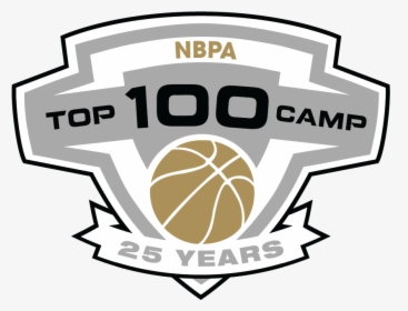 Top 100 25th Primary Logo - National Basketball Players Association, HD Png Download, Transparent PNG