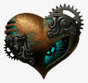 #heart #steampunk #freetoedit - Art Steampunk, HD Png Download, Transparent PNG