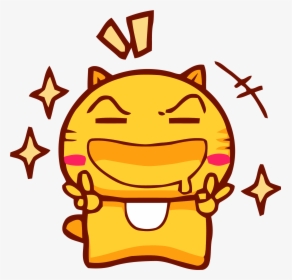 Gold Color Chibi Manga Cat Clipart Png - Hamicat Png, Transparent Png, Transparent PNG