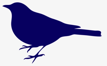 Songbird Clipart Pajaros - Blue Bird Silhouette, HD Png Download, Transparent PNG