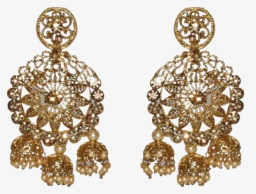 Transparent Gold Color Png - Earrings, Png Download, Transparent PNG
