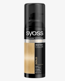 Syoss Com Color Color Spray Gold - Syoss Hair Color Spray, HD Png Download, Transparent PNG