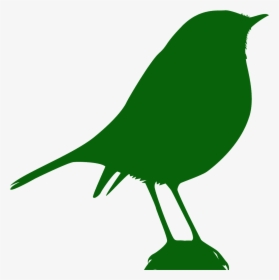 Red Robin Bird Silhouette, HD Png Download, Transparent PNG