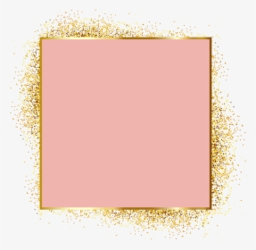 #pink #gold #rosegold #glitter #square #brush #geometric - Rose Gold Watercolor Png Pink Gold, Transparent Png, Transparent PNG