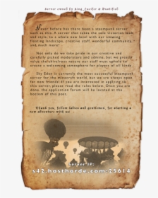 Old Letter Blank Template, HD Png Download, Transparent PNG