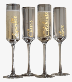 Toasting Flute Glasses Set Of - Champagne Stemware, HD Png Download, Transparent PNG