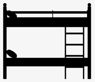 Bunk Bed Silhouette, HD Png Download, Transparent PNG