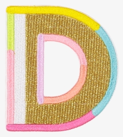 Gold Color Block Letter Patches - Circle, HD Png Download, Transparent PNG