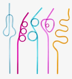 Straw Shapes Clipart , Png Download - Straws Clipart, Transparent Png, Transparent PNG