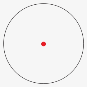Red Dot Reticle Png - White Circle Logo Png, Transparent Png, Transparent PNG
