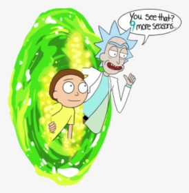 Green,cartoon,clip Character - Rick And Morty Png, Transparent Png, Transparent PNG
