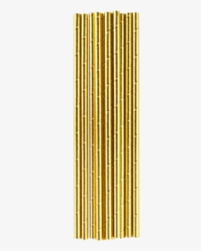Gold Paper Straws - Brass, HD Png Download, Transparent PNG