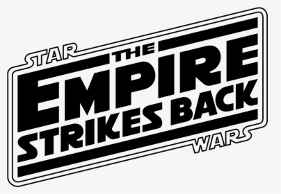 Logo Star Wars Silhouette - Star Wars The Empire Strikes Back Logo, HD Png Download, Transparent PNG