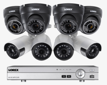 1080p Hd Outdoor Security System With 4 Ultra Wide - Closed-circuit Television, HD Png Download, Transparent PNG