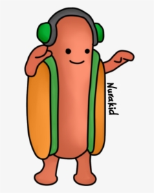 Hot Dog By Nurakid - Dancing Hot Dog Cartoon, HD Png Download, Transparent PNG