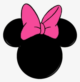 Minnie Mouse Mickey Mouse Logo Clip Art - Pink Minnie Mouse Head, HD Png Download, Transparent PNG