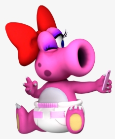 Birdo Again But With Better Quality And Selfies - Cartoon, HD Png Download, Transparent PNG