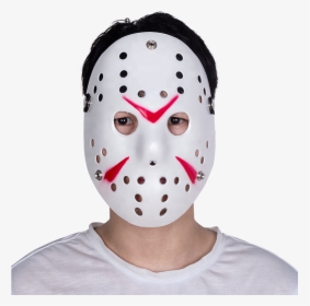 2018 White Plastic Jason Face Mask Halloween Hockey - Art Of Fighters Mask, HD Png Download, Transparent PNG