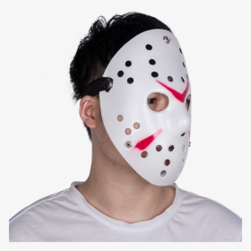 2018 Trendy Halloween Mask Plastic White Jason Hockey - Goaltender Mask, HD Png Download, Transparent PNG