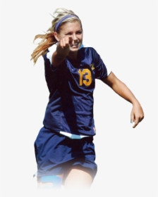 Transparent Kids Playing Soccer Png - Female Soccer Player Transparent, Png Download, Transparent PNG