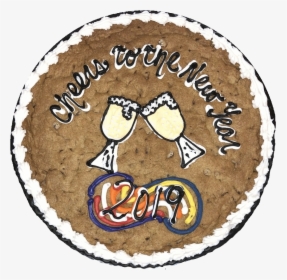 Happy New Year 2019 Custom Cookie Cake - Illustration, HD Png Download, Transparent PNG