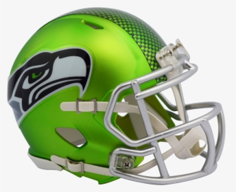 Transparent Nfl Helmets Png - Seattle Seahawks Blaze Helmet, Png Download, Transparent PNG