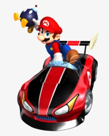 Mario Bomb Lob Artwork - Mario Kart Wii Mario Wild Wing, HD Png Download, Transparent PNG