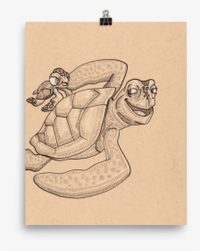 Crush And Squirt Art Print - Sketch, HD Png Download, Transparent PNG
