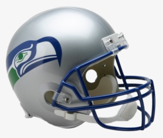 Seattle Seahawks Vsr4 Replica Throwback Helmet - Seahawks Throwback Helmet, HD Png Download, Transparent PNG