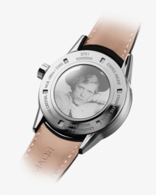 Back View Of The David Bowie Automatic Watch With Tan - Raymond Weil Buddy Holly Watch, HD Png Download, Transparent PNG