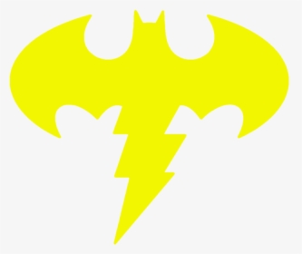 Batman/shazam Logo Test 1 By Kalel7 On Deviant - Thunder Wallpaper Iphone  7, HD Png Download , Transparent Png Image - PNGitem