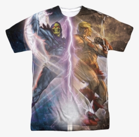 Lightning Masters Of The Universe Shirt - Cool He Man T Shirt, HD Png Download, Transparent PNG