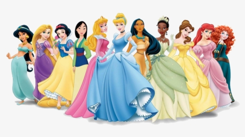 Princess Transparent Background - All Disney Princesses Wear Blue, HD Png Download, Transparent PNG