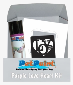 Purple Love Valentines Heart Kit - Paint, HD Png Download, Transparent PNG