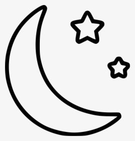Moon - Moon And Stars Transparent, HD Png Download, Transparent PNG