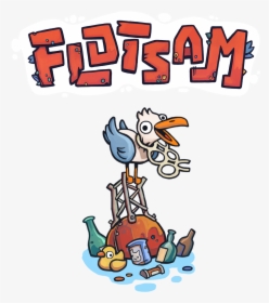 Seagull Flotsam Withlogo - Flotsam Game Png, Transparent Png, Transparent PNG